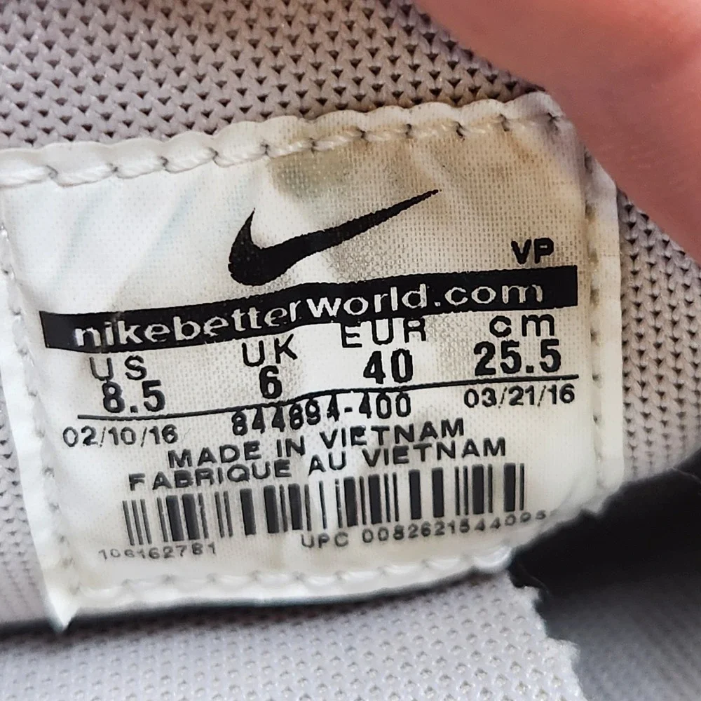 Nike Cortez Ultra Shoes Womens 8.5 Blue Multi Color 847894-400 Retro Sneakers - Picture 11 of 11